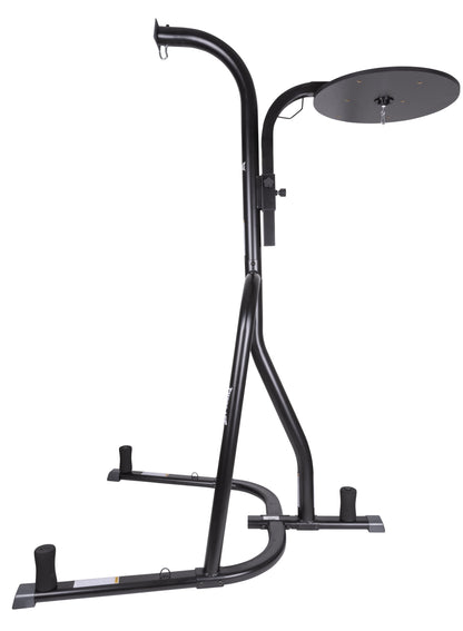 2 Station Dual Heavy Duty Powder Coated Steel Heavy and Speed Bag Stand