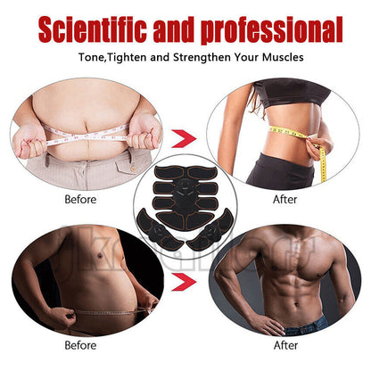 Electric Muscle Toner Machine ABS Toning Belt Simulation Fat Burner Belly Shaper